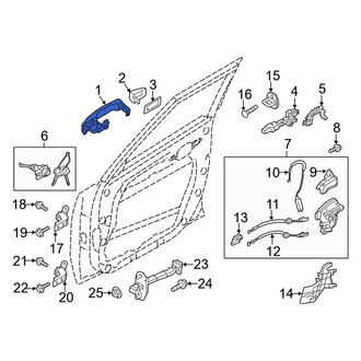 Kia OE - Front Outer Exterior Door Handle