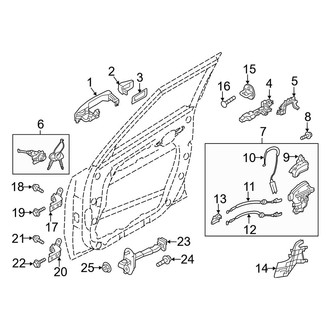 Kia OE - Front Door - Lock & Hardware