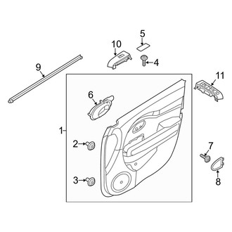 Kia OE - Front Door - Interior Trim (Base / ! / +)