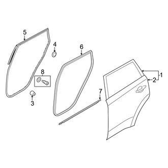 Kia OE - Rear Door - Door & Components