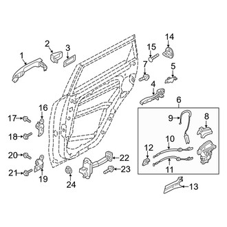 Kia OE - Rear Door - Lock & Hardware