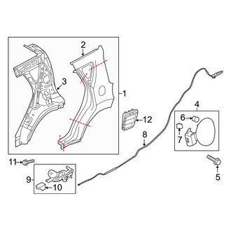 Kia OE - Quarter Panel & Components (Base / ! / +)