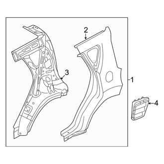 Kia OE - Quarter Panel & Components (Base / + / E)