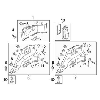 Kia OE - Quarter Panel - Interior Trim (Base / + / E)