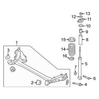 Kia OE - Rear Suspension - Suspension Components (Base / + / E)