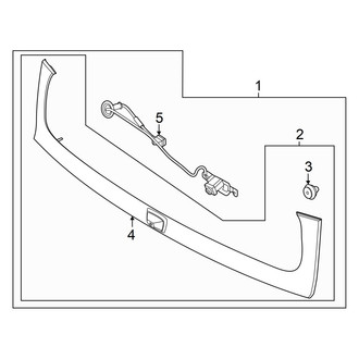 Kia OE - Rear Liftgate Reveal Molding