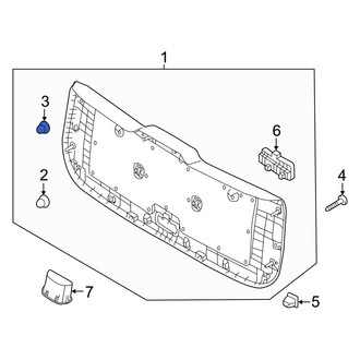 Kia OE - Liftgate Trim Panel Clip