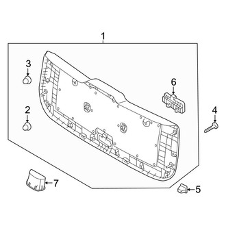 Kia OE - Lift Gate - Interior Trim (Base / + / E)