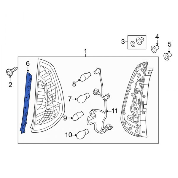 Tail Light Housing