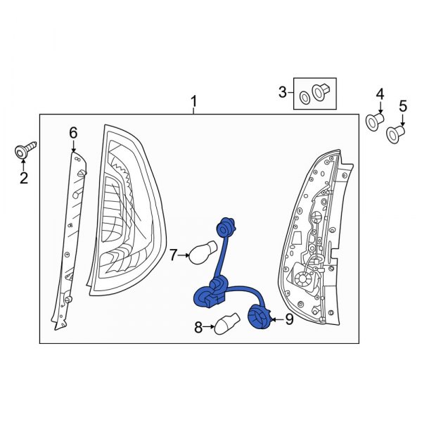 Tail Light Wiring Harness