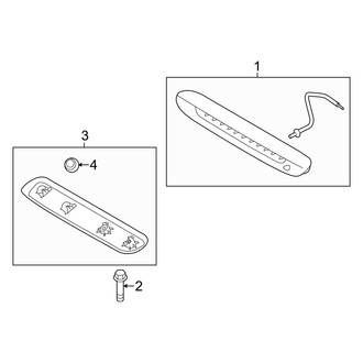 Kia OE - Rear Lamps - High Mounted Stop Lamp (With LED)