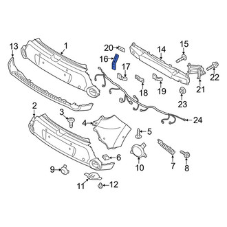 Kia OE - Rear Upper Bumper Impact Bar Bracket