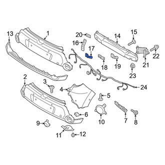 Kia OE - Rear Lower Bumper Impact Bar Bracket