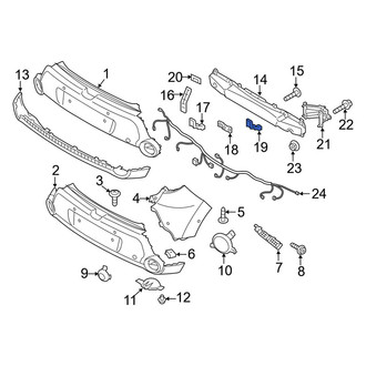 Kia OE - Rear Bumper Impact Bar Bracket
