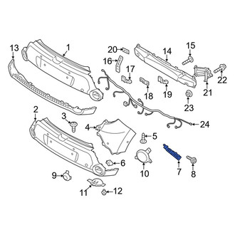 Kia OE - Rear Left Bumper Cover Bracket