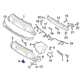 Kia OE - Rear Tow Eye Cap