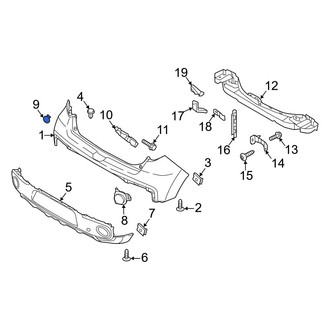 Kia OE - Rear Tow Eye Cap