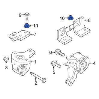 Kia OE - Automatic Transmission Mount Nut