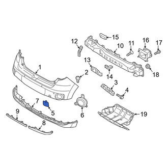 Kia OE - Rear Tow Eye Cap
