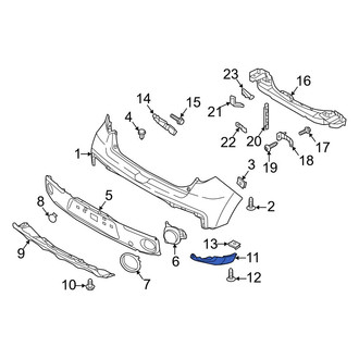 Kia OE - Rear Right Bumper Extension