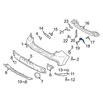 Kia OE - Rear Bumper Impact Bar Bracket