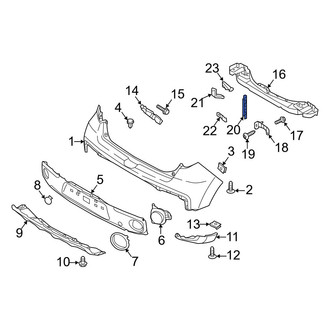 Kia OE - Rear Upper Bumper Impact Bar Bracket