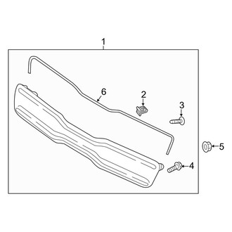 Kia OE - Hood & Grille - Grille & Components (Base / ! / +)