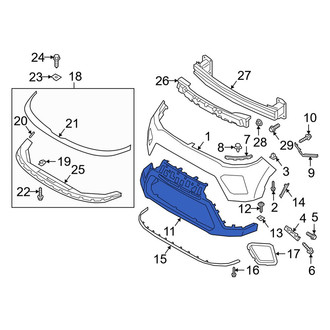 Kia OE - Front Lower Bumper Cover