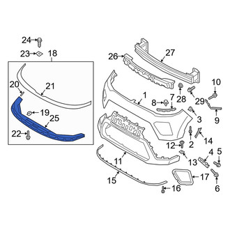 Kia OE - Front Radiator Support Access Cover