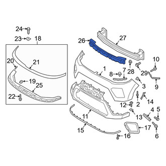 Kia OE - Front Bumper Impact Absorber