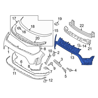 Kia OE - Front Lower Center Bumper Trim