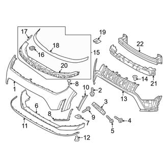 Kia OE - Front Bumper & Grille - Bumper & Components (W/O Sport Type)