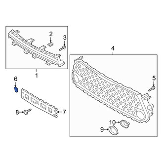 Kia OE - Front Tow Eye Cap
