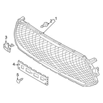 Kia OE - Front Bumper & Grille - Grille & Components (W/O Sport Type)
