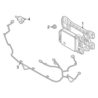 Kia OE - Front Bumper & Grille - Electrical Components (W/O Sport Type), (EX / LX / S)