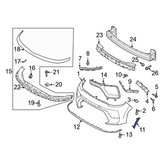 Kia OE - Front Right Reflector Panel