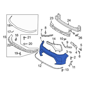 Kia OE - Front Bumper Cover
