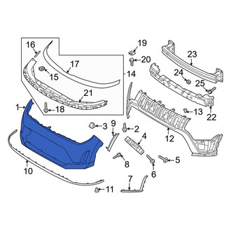 Kia OE - Front Upper Bumper Cover