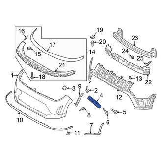 Kia OE - Front Left Bumper Cover Bracket