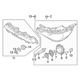 Kia OE - Front Lamps - Headlamp Components