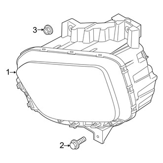 Kia OE - Front Lamps - Fog Lamps (With LED Lamps), (EX / GT-Line Turbo)