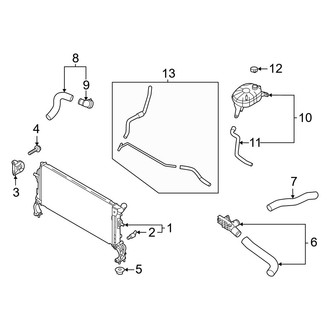 Kia OE - Cooling - Radiator & Components (1.6L)