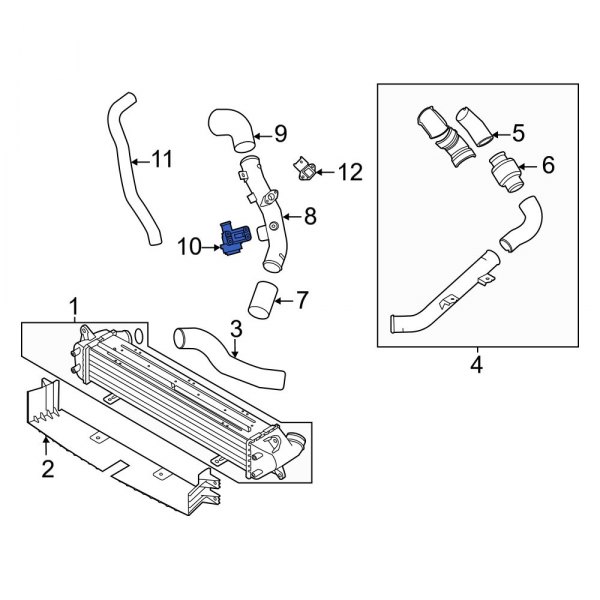 Kia OE 282343L225 Turbocharger Boost Pressure Relief Valve