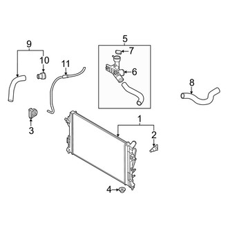 Kia OE - Cooling - Radiator & Components (2.0L)
