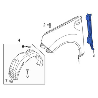 Kia OE - Front Left Fender Filler Panel