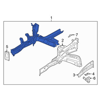 Kia OE - Front Left Frame Side Member