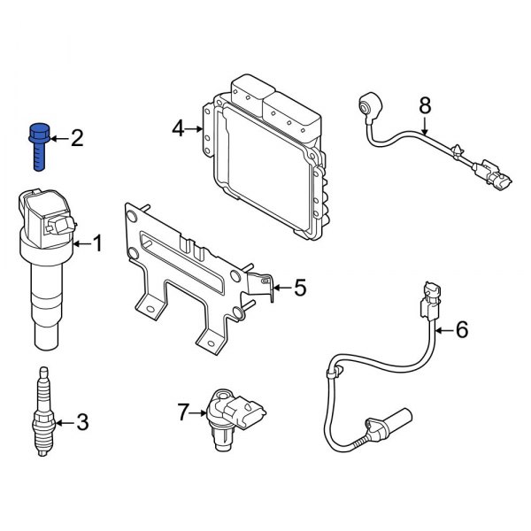 Ignition Coil Bolt