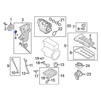 Kia OE - Front Engine Crankshaft Seal