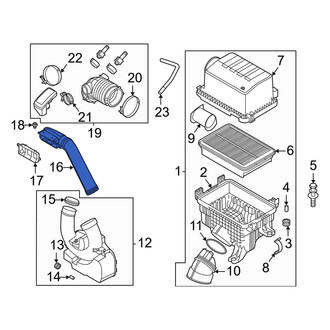 Kia OE - Front Engine Air Intake Hose