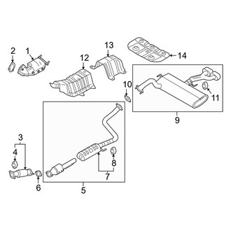 Kia OE - Exhaust System - Exhaust Components